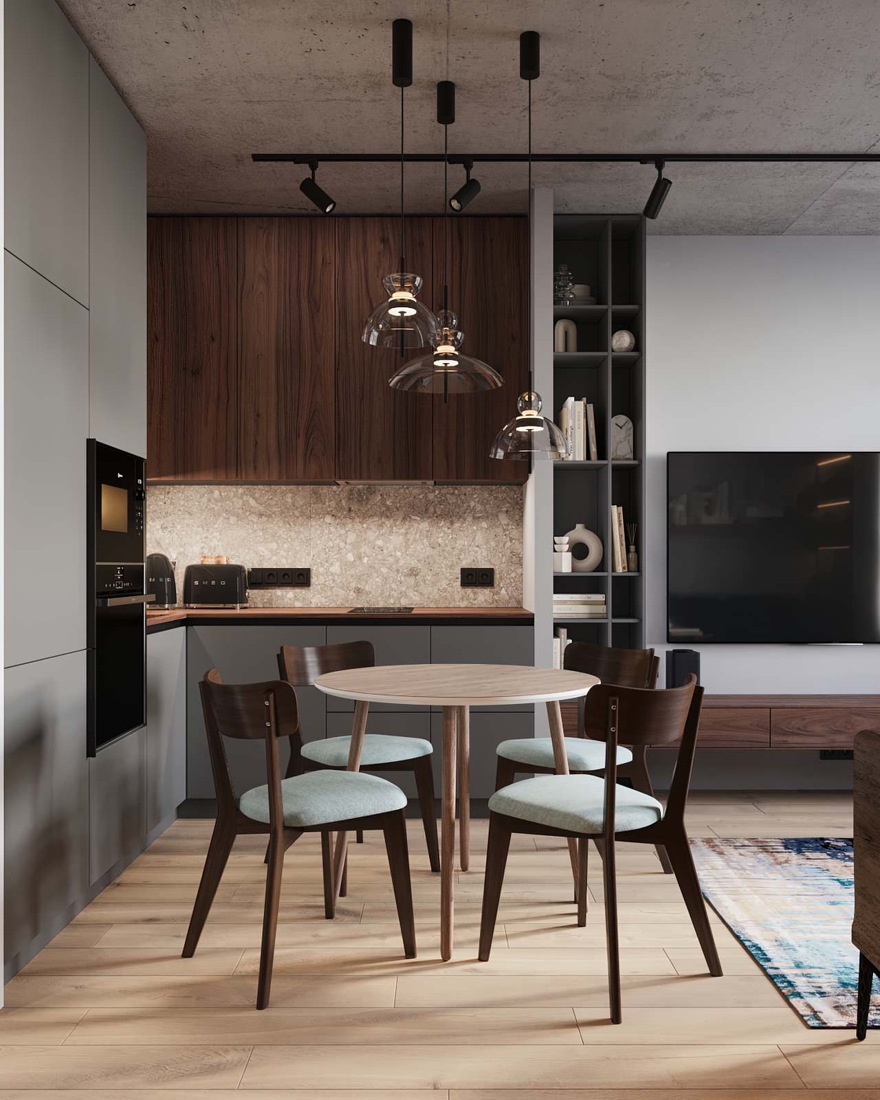 Дизайн проект квартиры ЖК Панин 72м