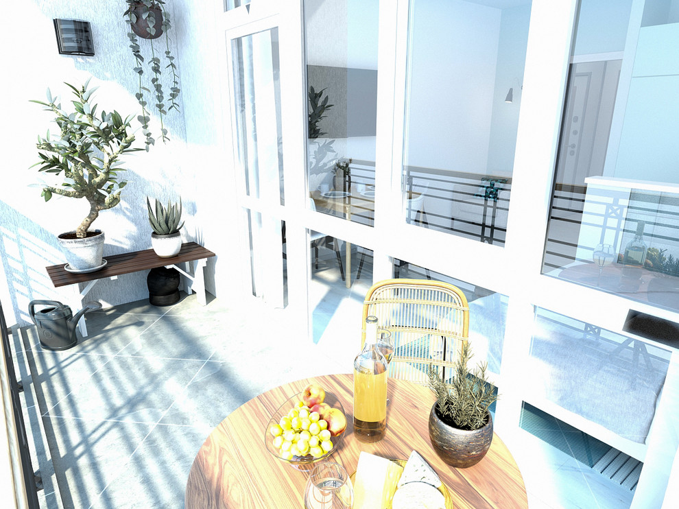 Дизайн-проект апартаментов 27 м кв в Севастополе