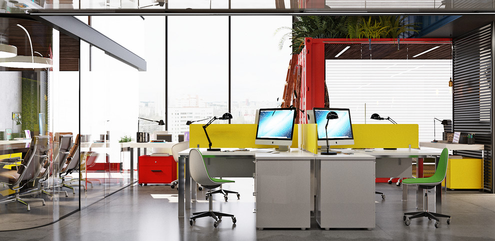 Обложка проекта: Проект офиса в стиле лофт г. Москва