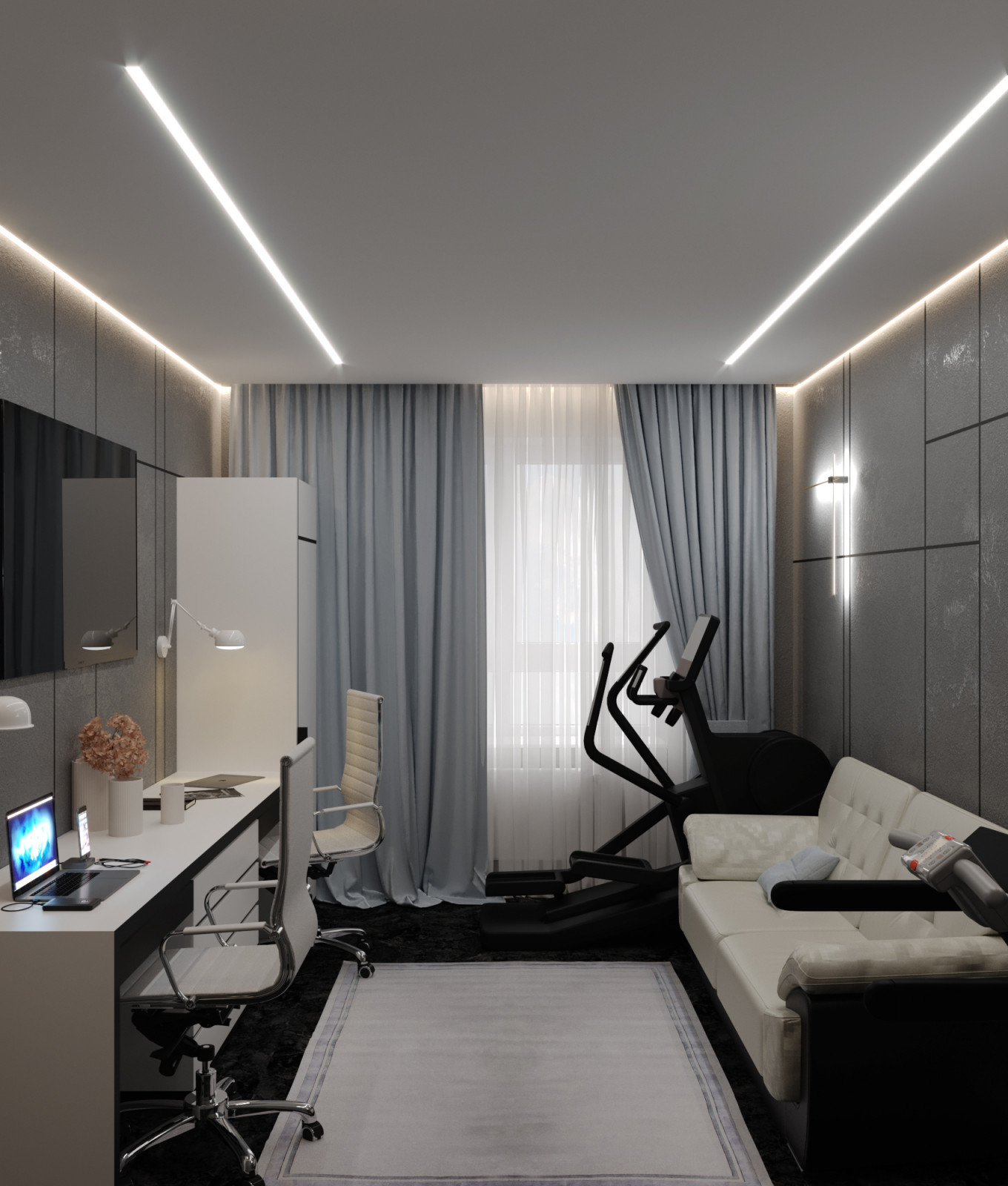 Black&White, проект квартиры