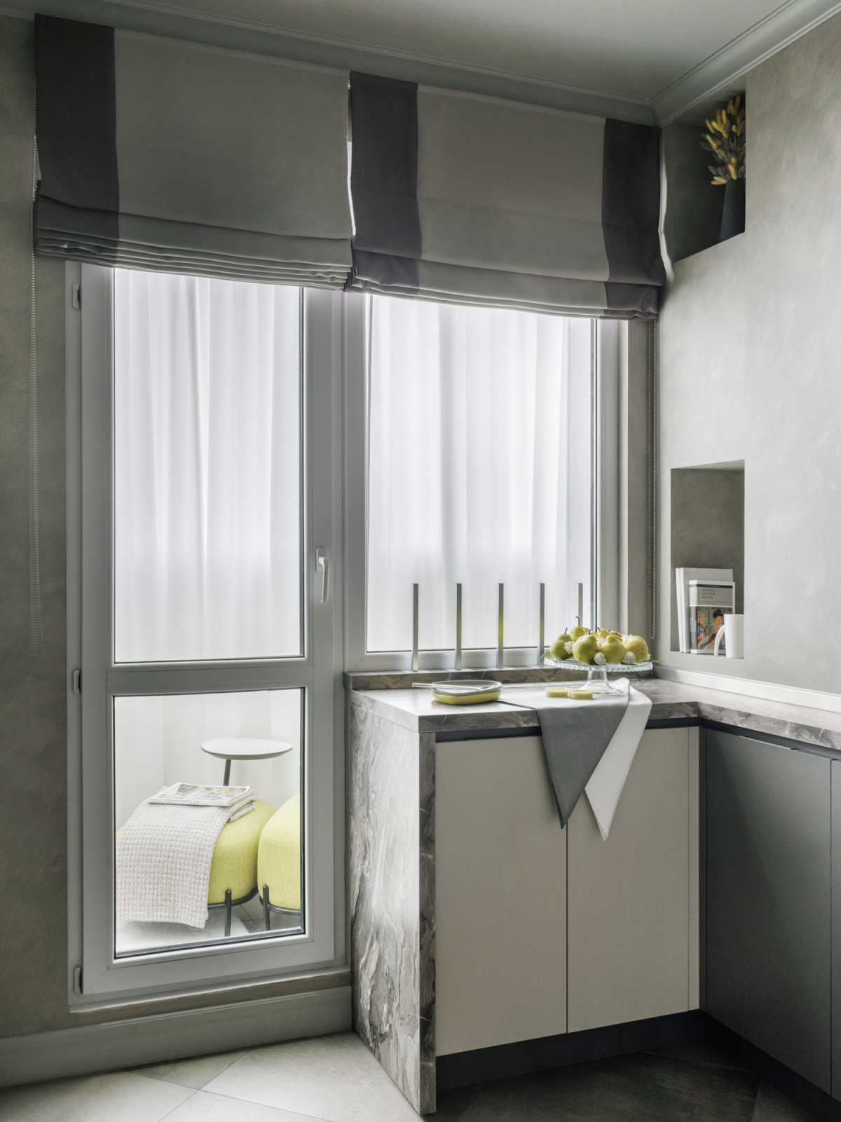 Квартира выходного дня в оттенках серого