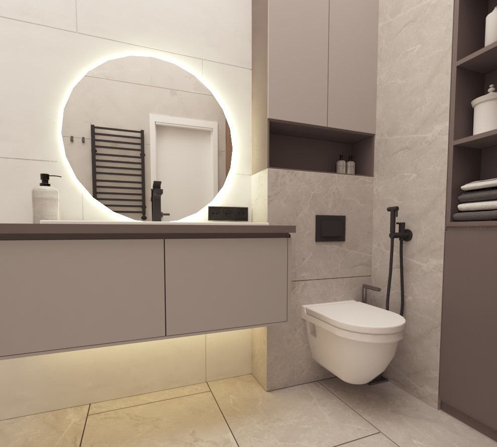 Дизайн интерьера квартиры в ЖК Клевер Парк, Екатеринбург