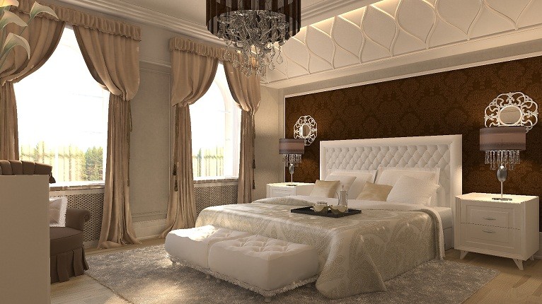 Дизайн проект интерьера роскошного дома в Чулково