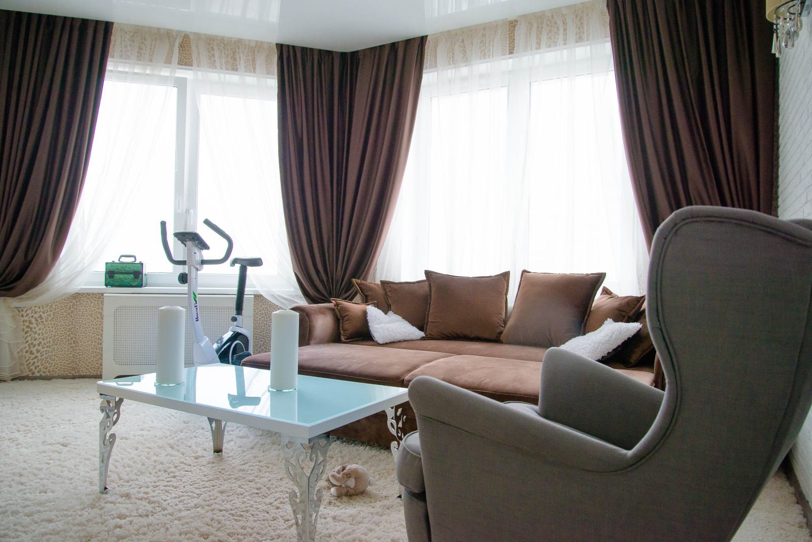 Реализованный проект двухкомнатной квартиры для бизнес леди.