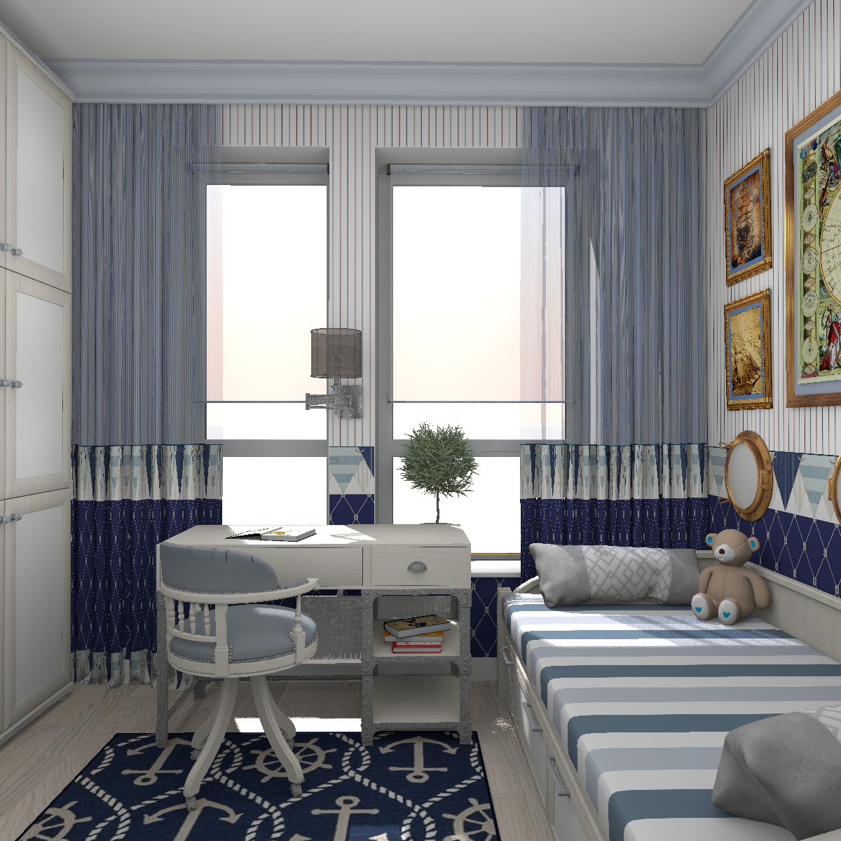 Перепланировка однокомнатной квартиры в Коммунарке для мамы с сыном