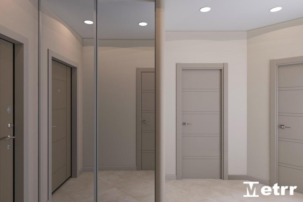 Дизайн - проект двухкомнатной квартиры S=61m2 ЖК Олимпия Парк