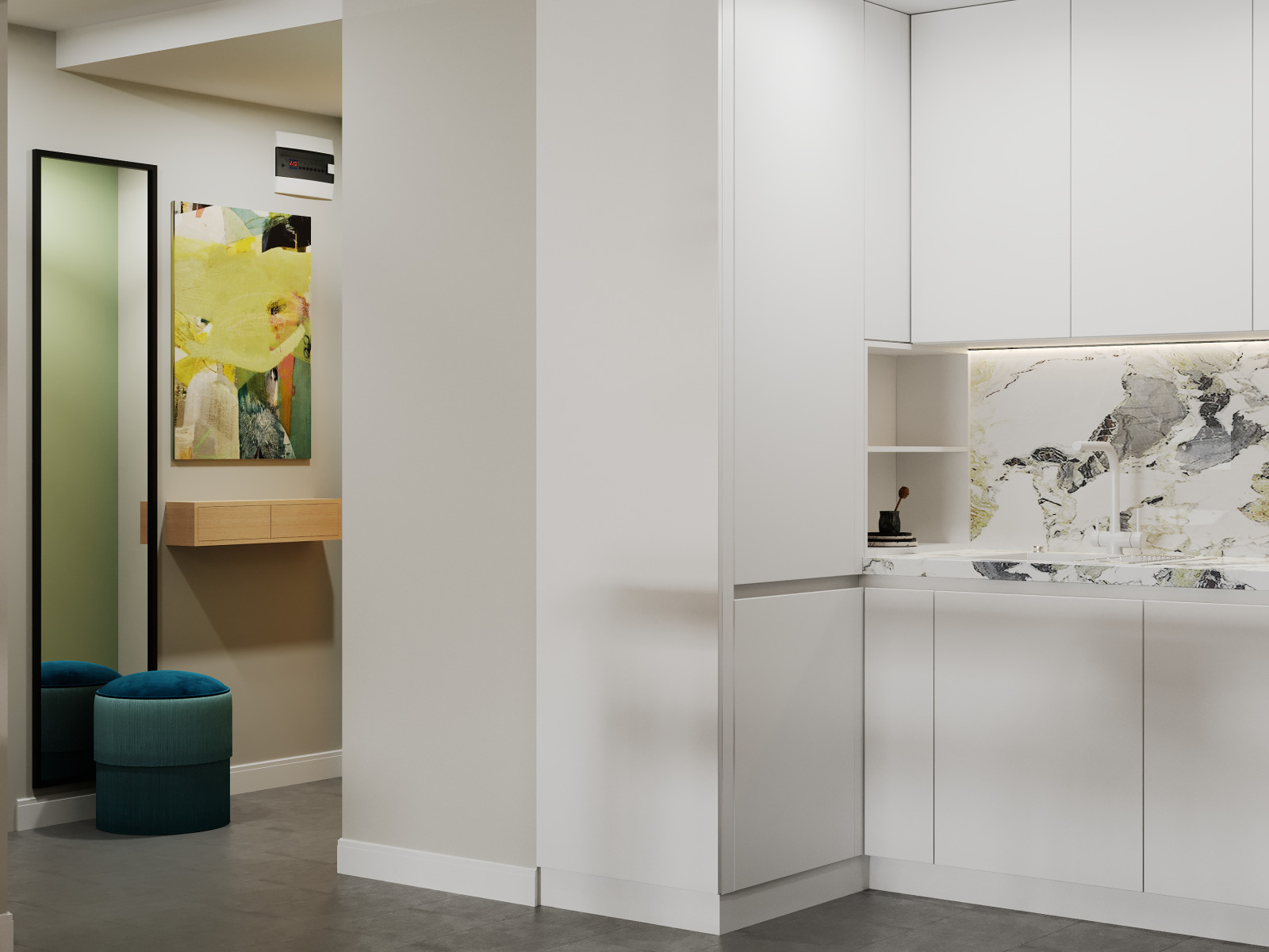 Дизайн-проект однокомнатной квартиры