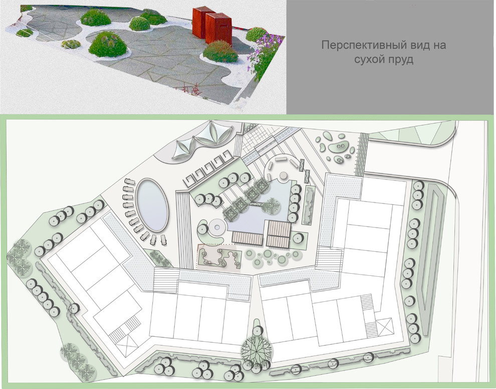 Проект ландшафта отеля