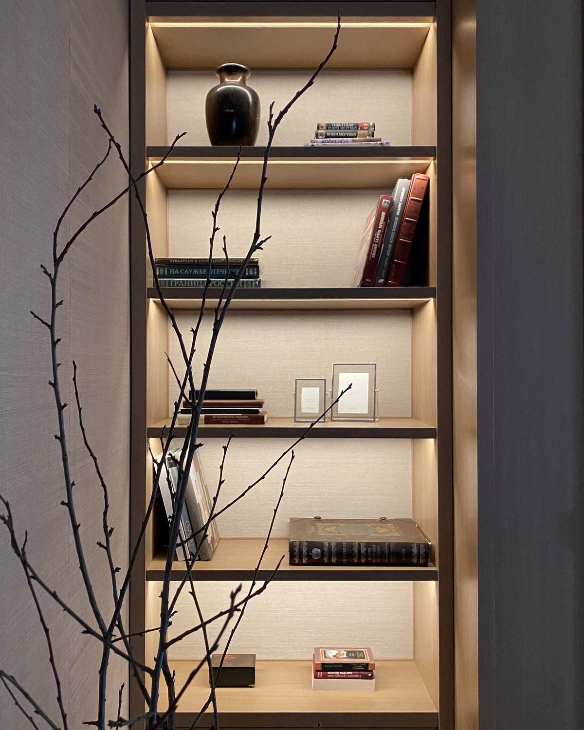 Библиотека в загородном доме