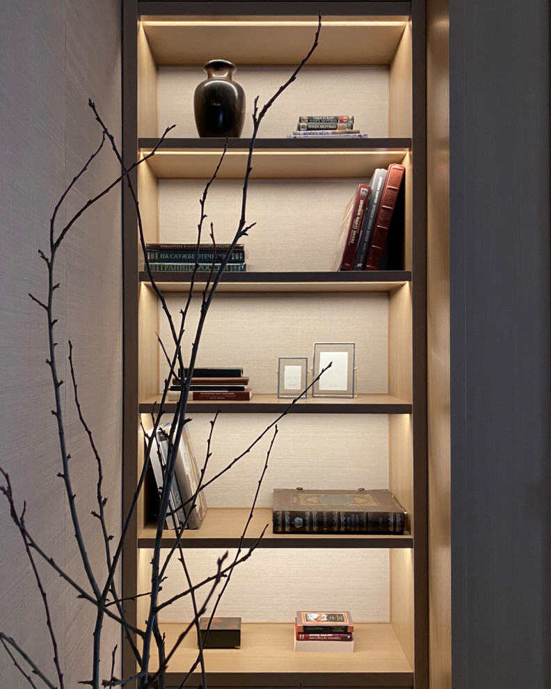 Библиотека в загородном доме