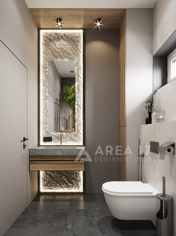 Интерьер дома с элементами Лофта