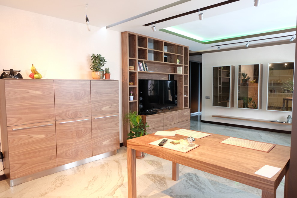 Обложка проекта: Гостиная Шпон Орех американский