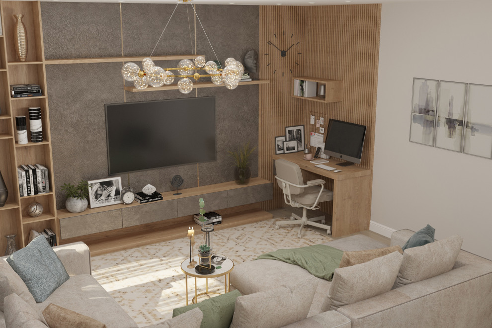 Квартира для семьи из трех человек.