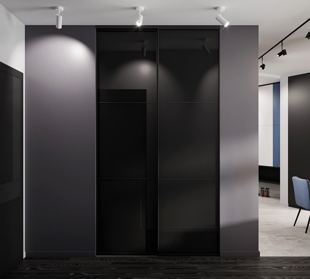 Интерьер квартиры в современном стиле, ЖК «Остров», 90 кв.м.