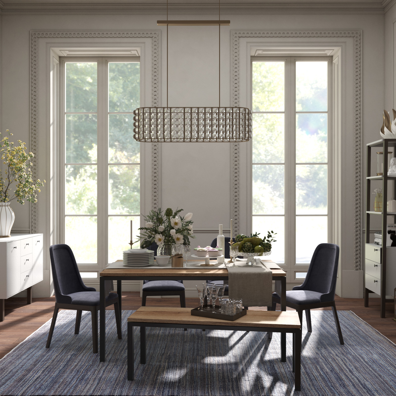 Обложка проекта: Modern luxury dining room