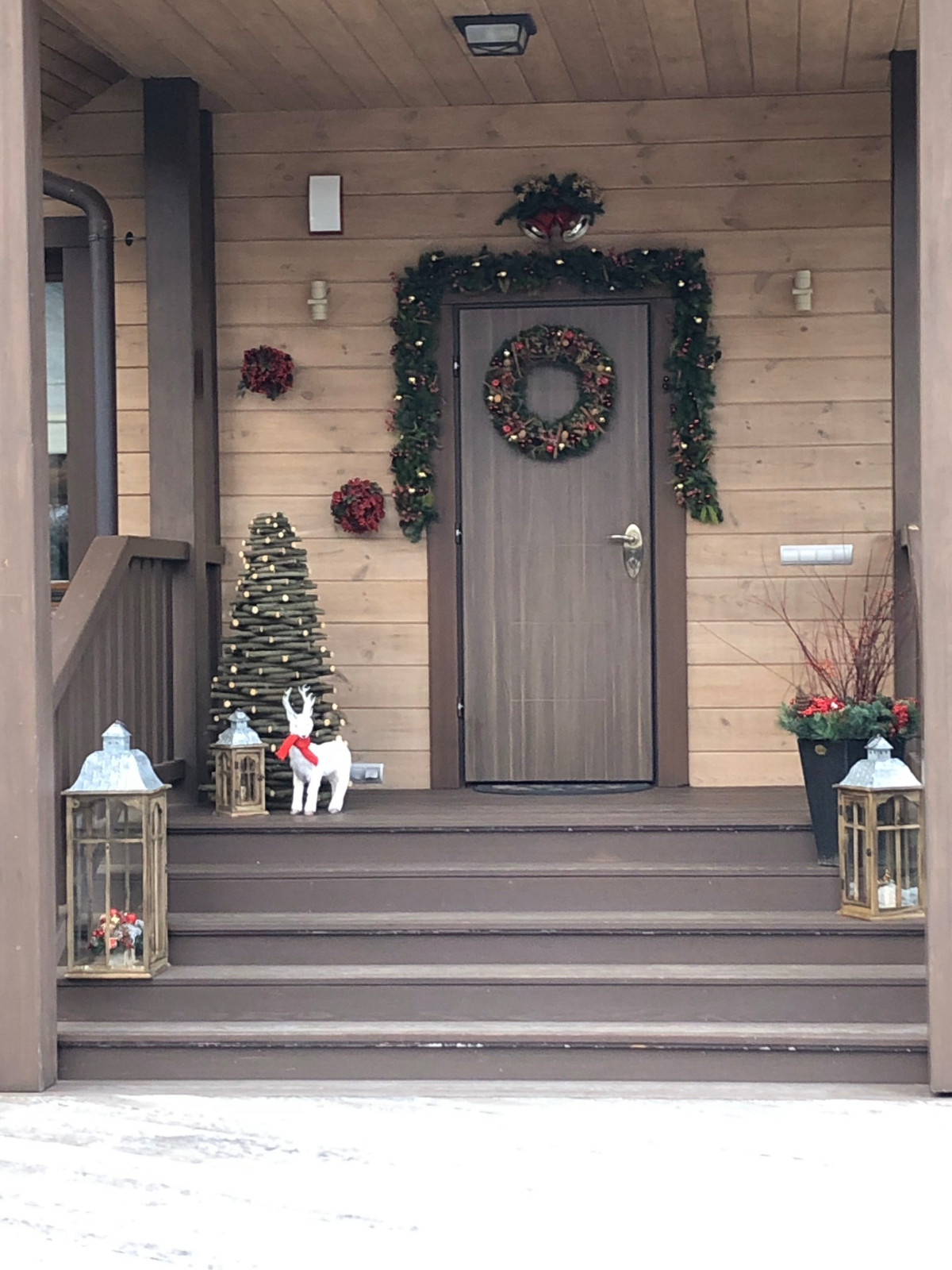 Обложка проекта: Новогоднее оформление веранд