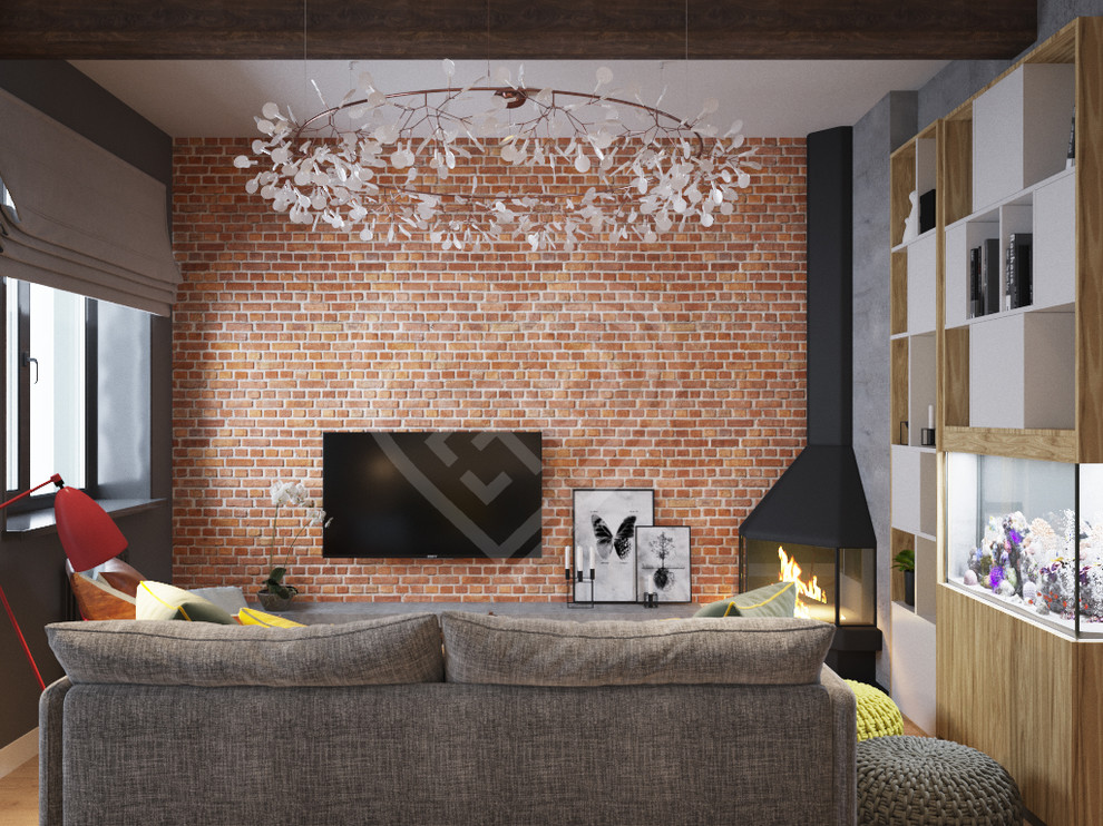 Обложка проекта: Дизайн интерьера коттеджа в стиле Лофт в Москве