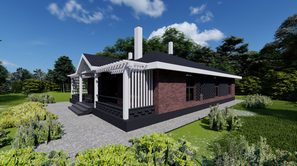 Проект одноэтажного дома