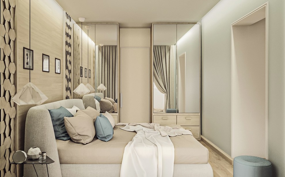 Квартира в современном стиле. Рациональное объединение пространства.