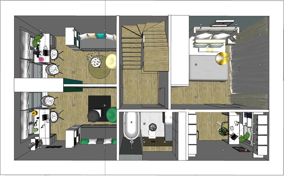 Эскиз таунхауса