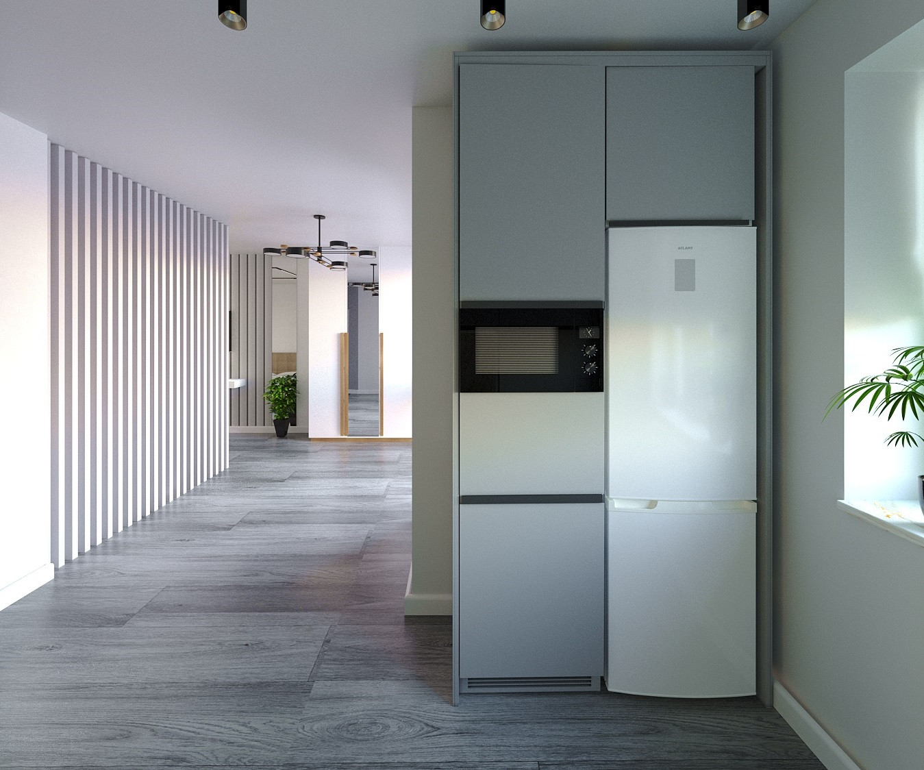 Квартира 34,3 кв м без санузла вариант 2