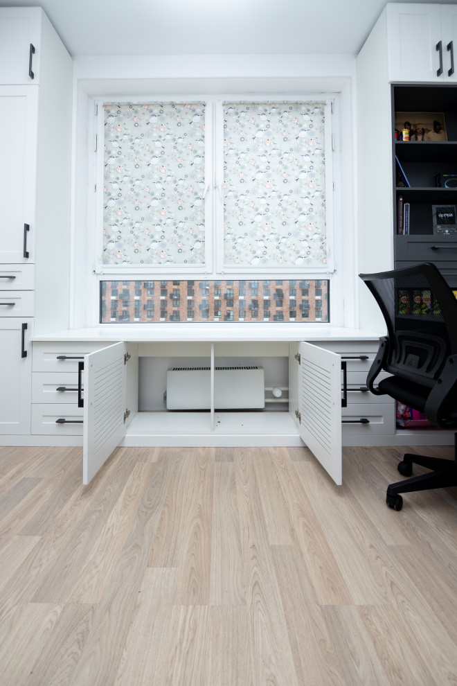 Меблировка подростковой комнаты в нейтральных цветах