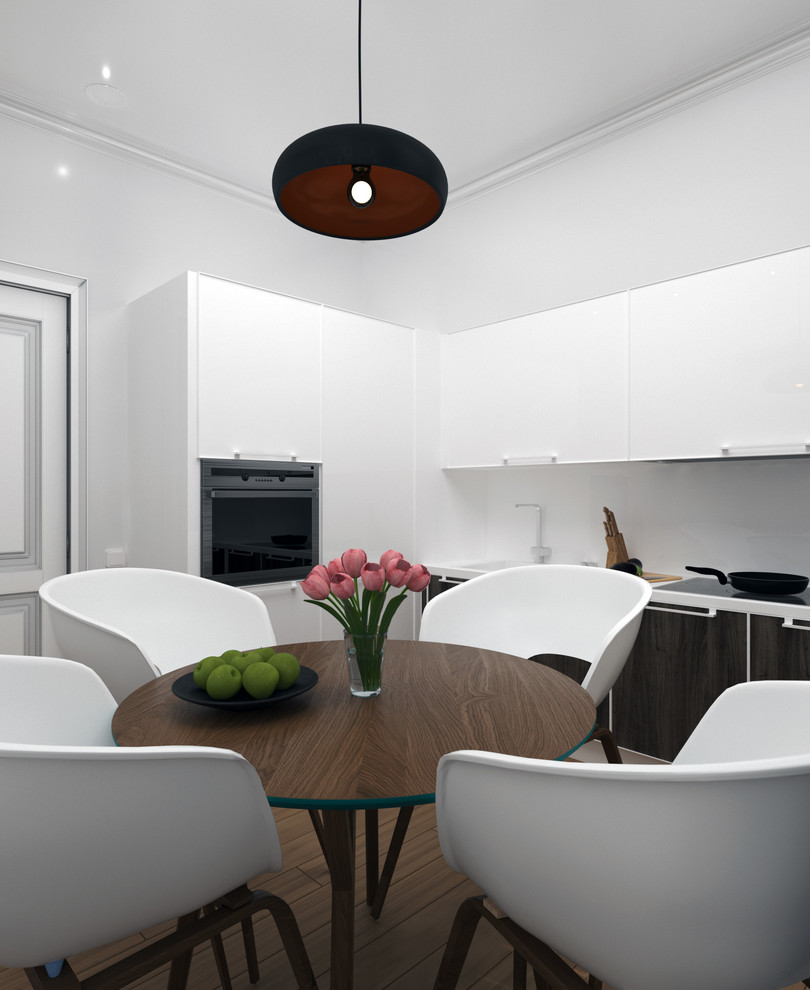 Интерьер квартиры в стиле модерн середины XX в. Кухня.