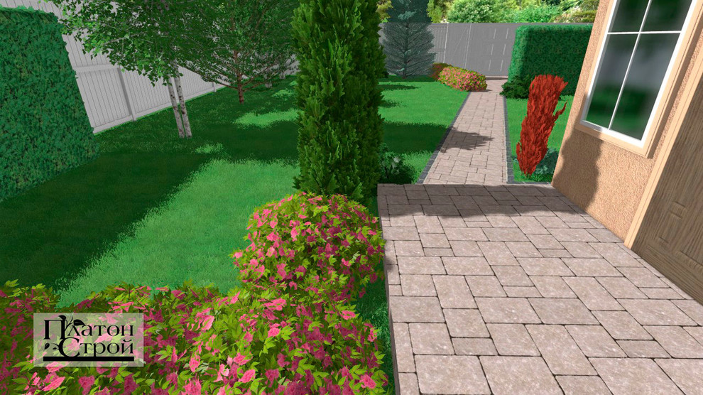 Обложка проекта: Ландшафтный проект 5 соток. Борисполь