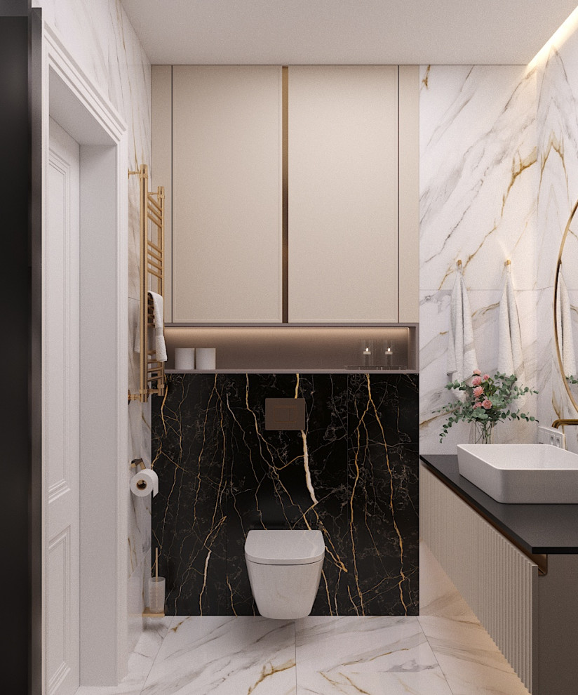 Дизайн проект ванной комнаты