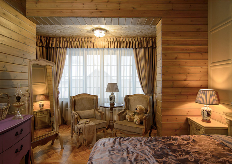 Обложка проекта: Уютные интерьеры в каркасном доме