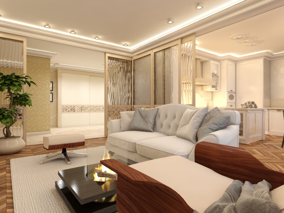 3х комнатная квартира в стиле современная классика