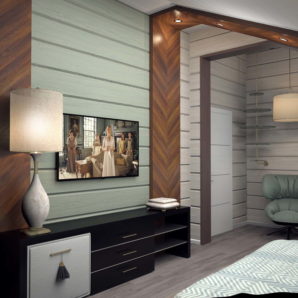 Дизайн интерьера деревянного дома 394 кв.м.