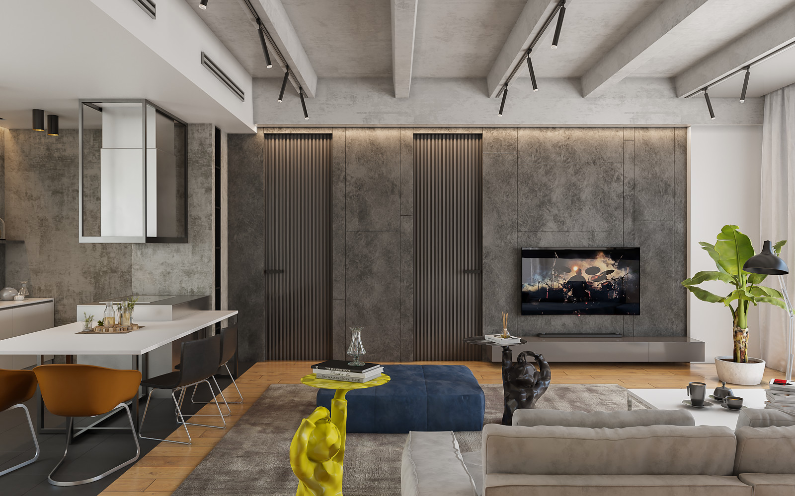 Учебная визуализация проекта студии cartelledesign.com