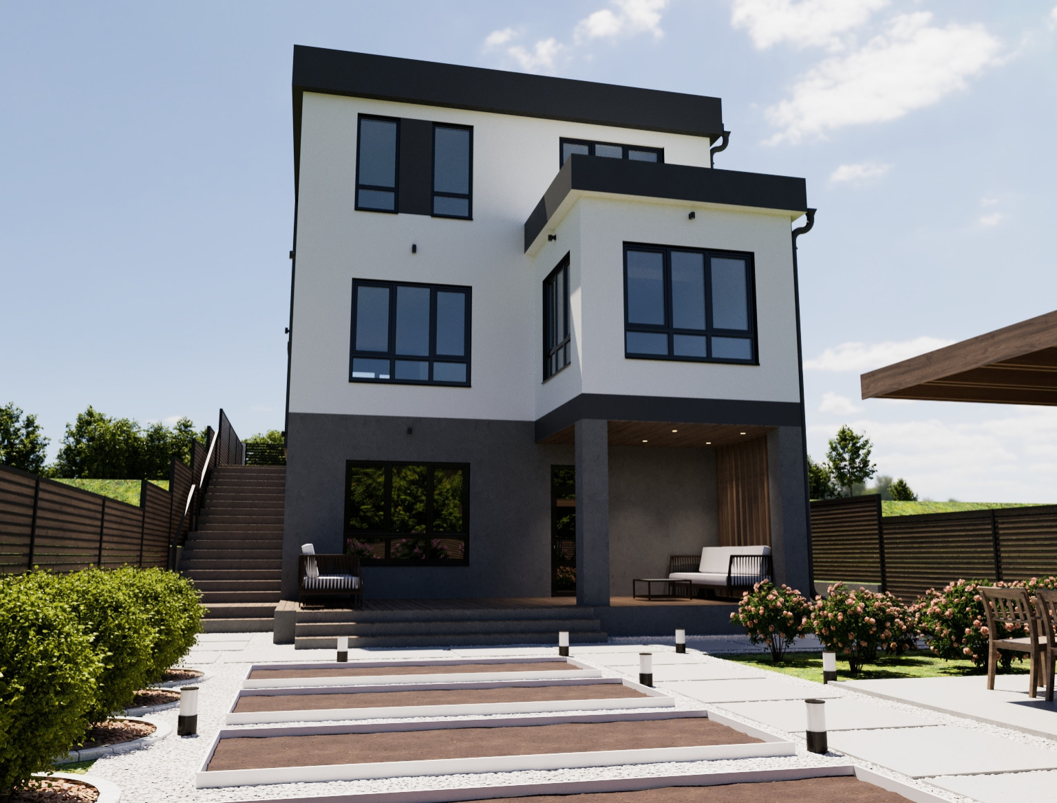 Разработка эскизного дизайн-проект фасада