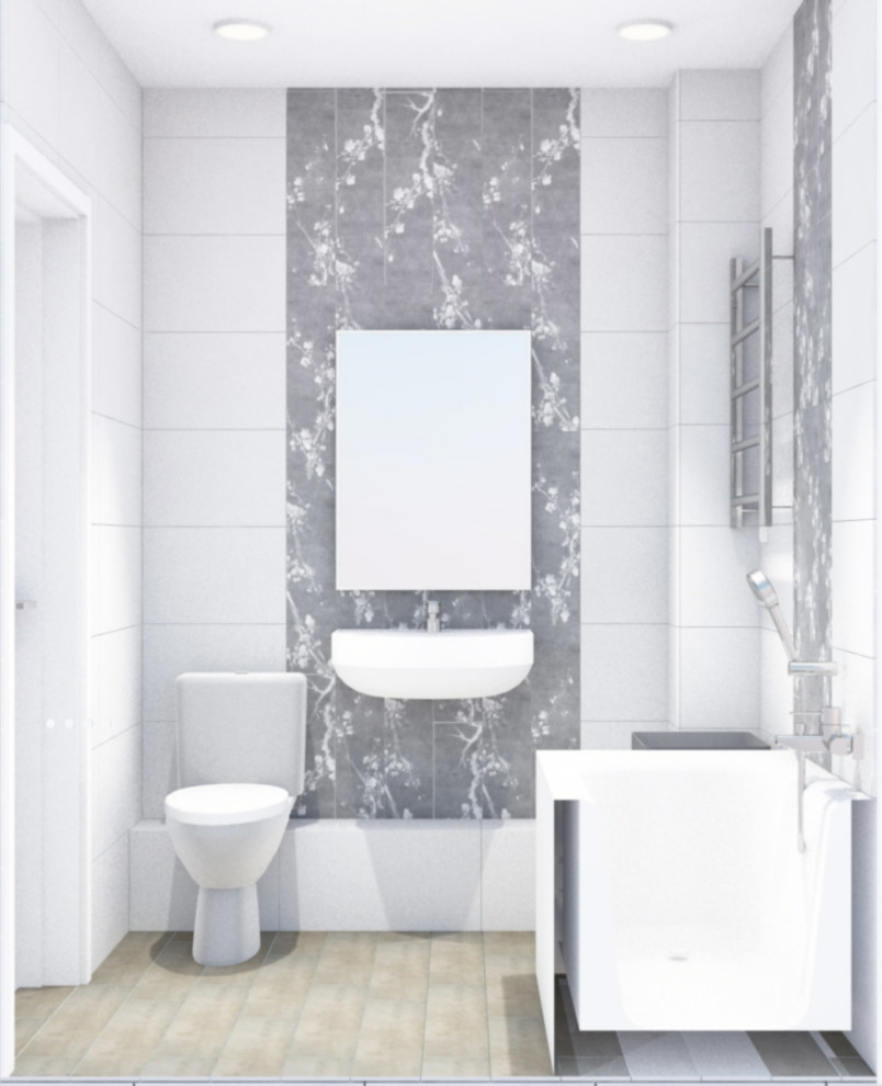 Компактная ванная комната