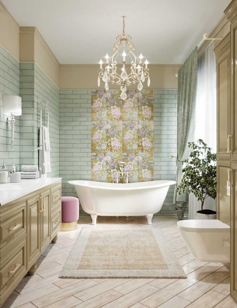 Загородный дом в оливковых тонах