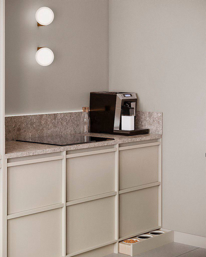 Минималистичная квартира в стиле джапанди, 100 м2