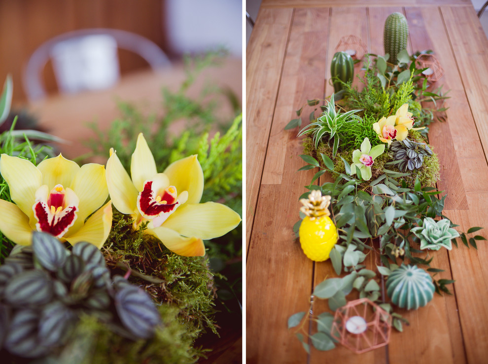 Своими руками: Композиция изо мха и цветов