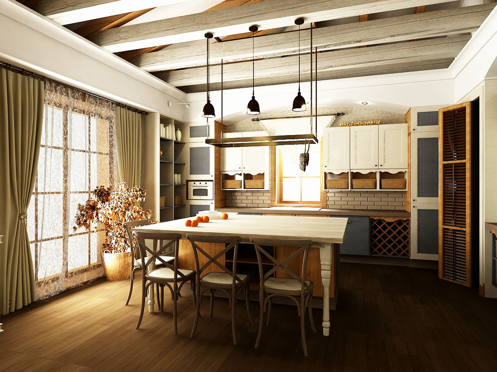 Столовая в стиле кантри