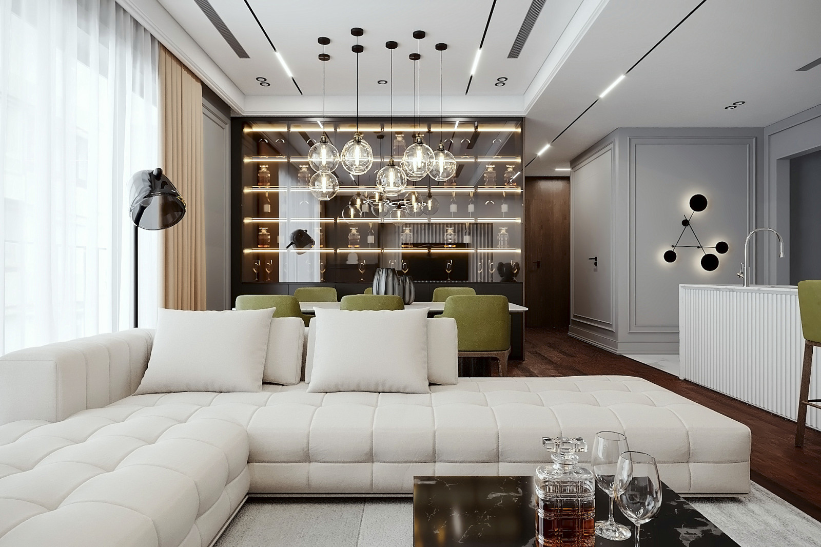 Обложка проекта: Квартира в ЖК Московский квартал