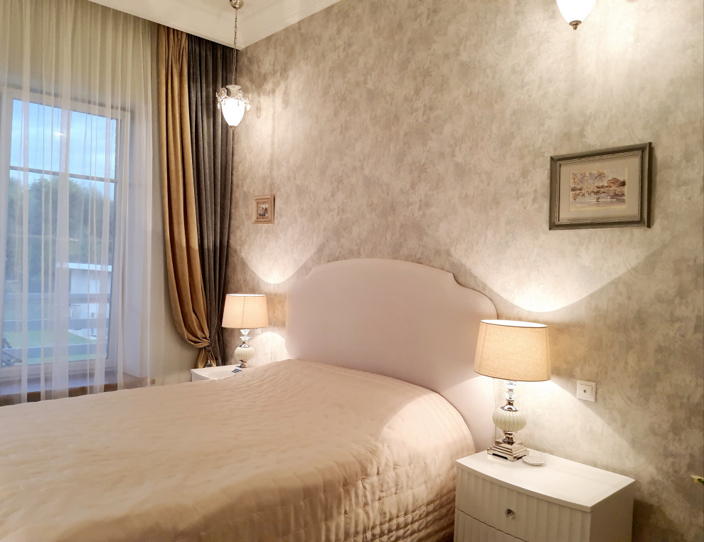 Спальня в мятных тонах