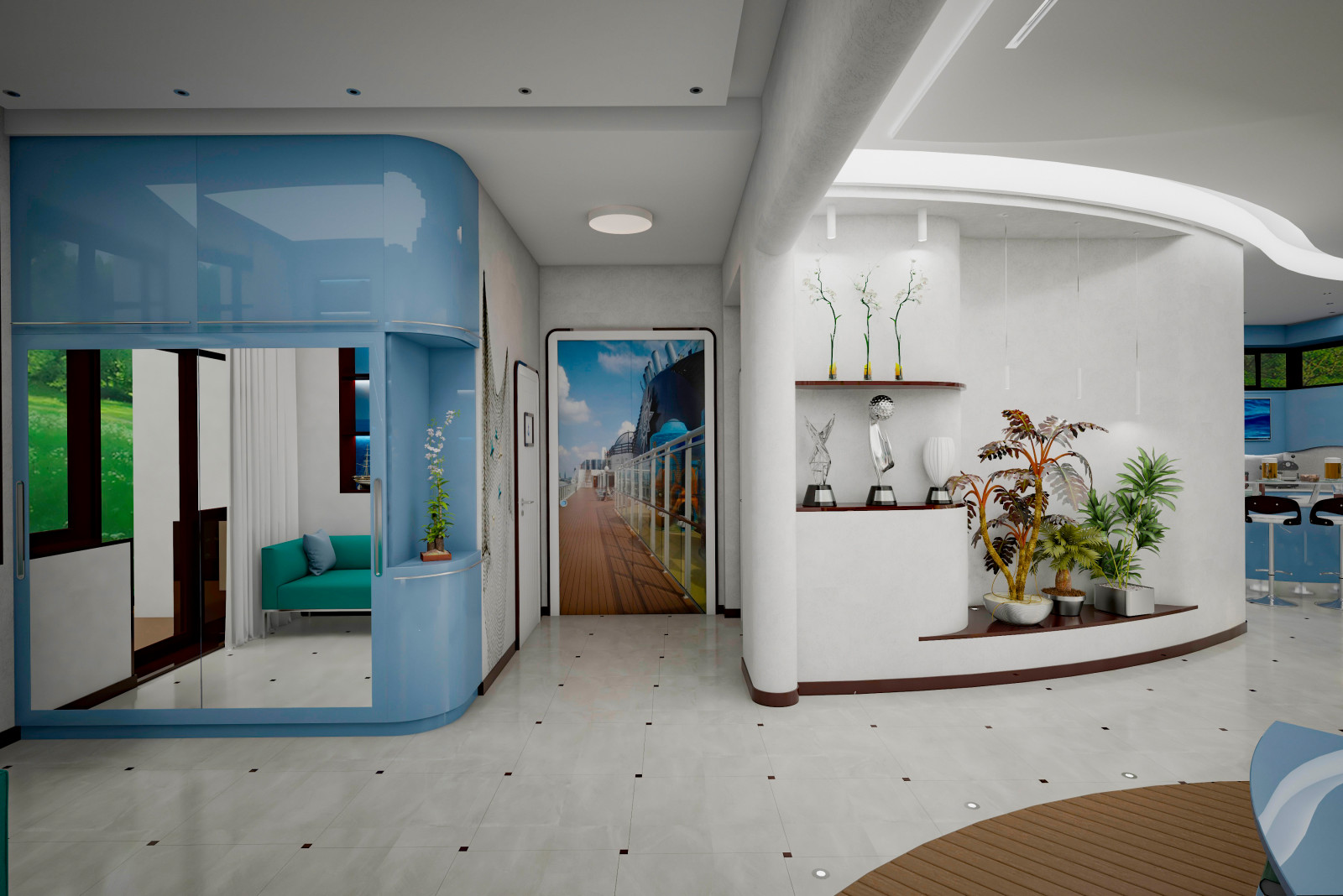 Дом в стиле яхты