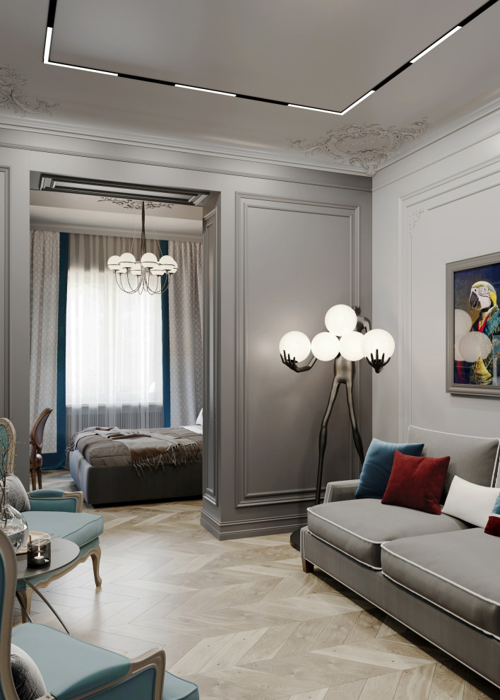 Проект квартиры в Сочи "Бантики & Косички"