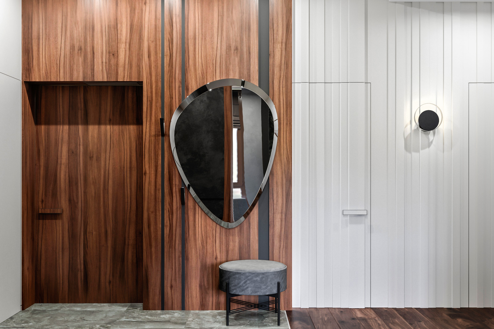 Стильный дизайн квартиры ЖК Редсайд