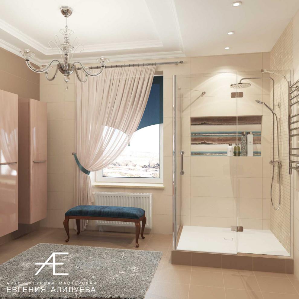 Санузел в доме в пос. Сосновка