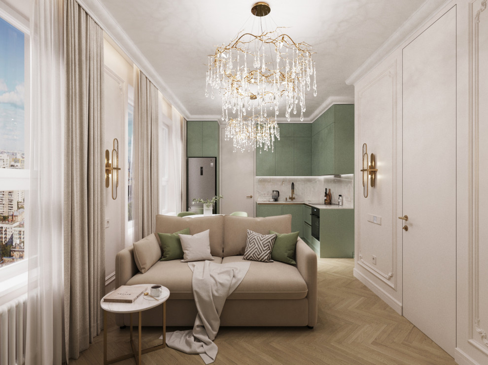 Дизайн-проект евротрехкомнатной квартиры 57 м2