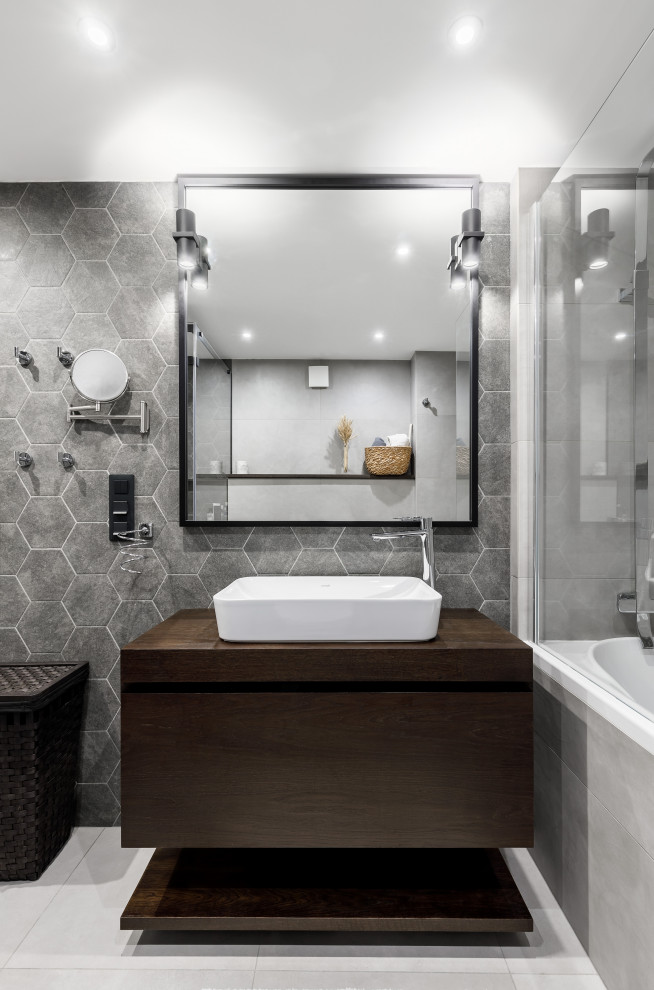 Мансардная двухуровневая квартира в скандинавском стиле