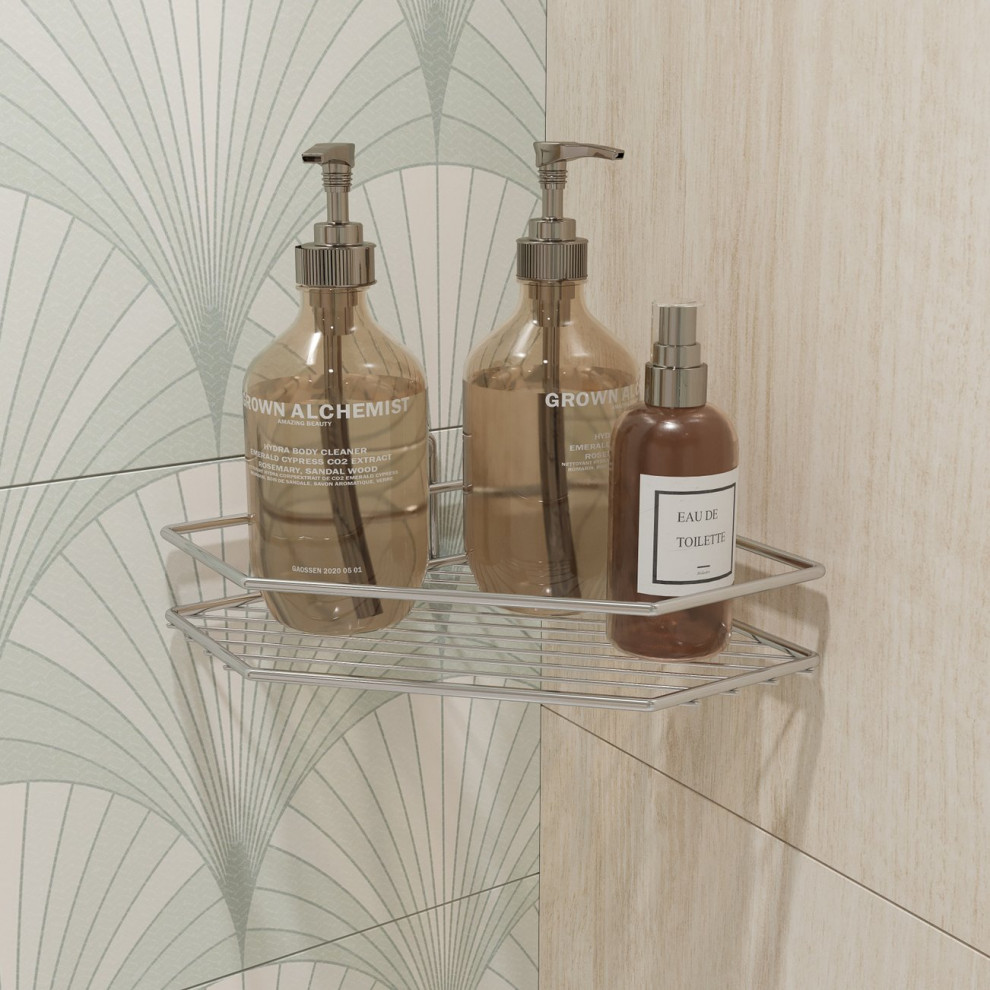 Светлая ванная комната (2,94 кв. м) в современном стиле ; Открывает новую вкладк