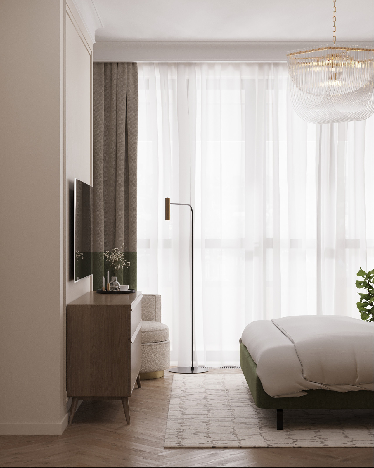 ЖК "Дом на Тишинке" Спальняспа