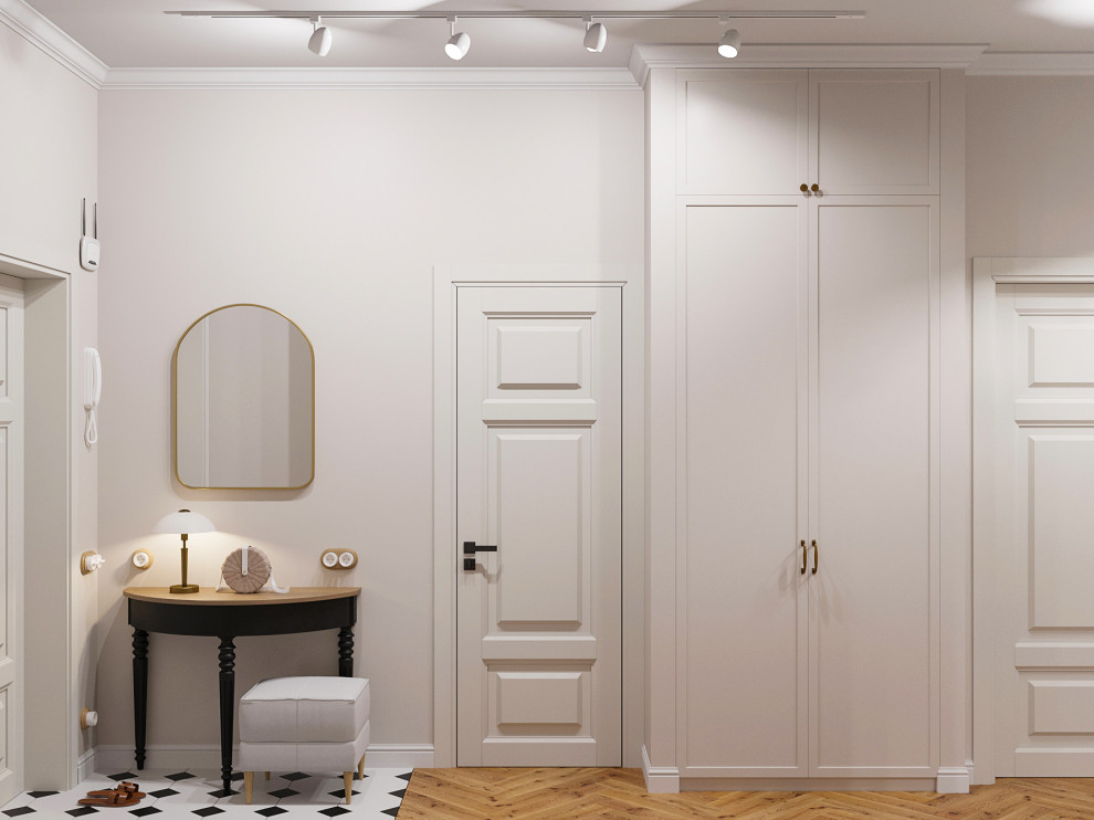 Квартира на Кутузовском проспекте с элементами ретро